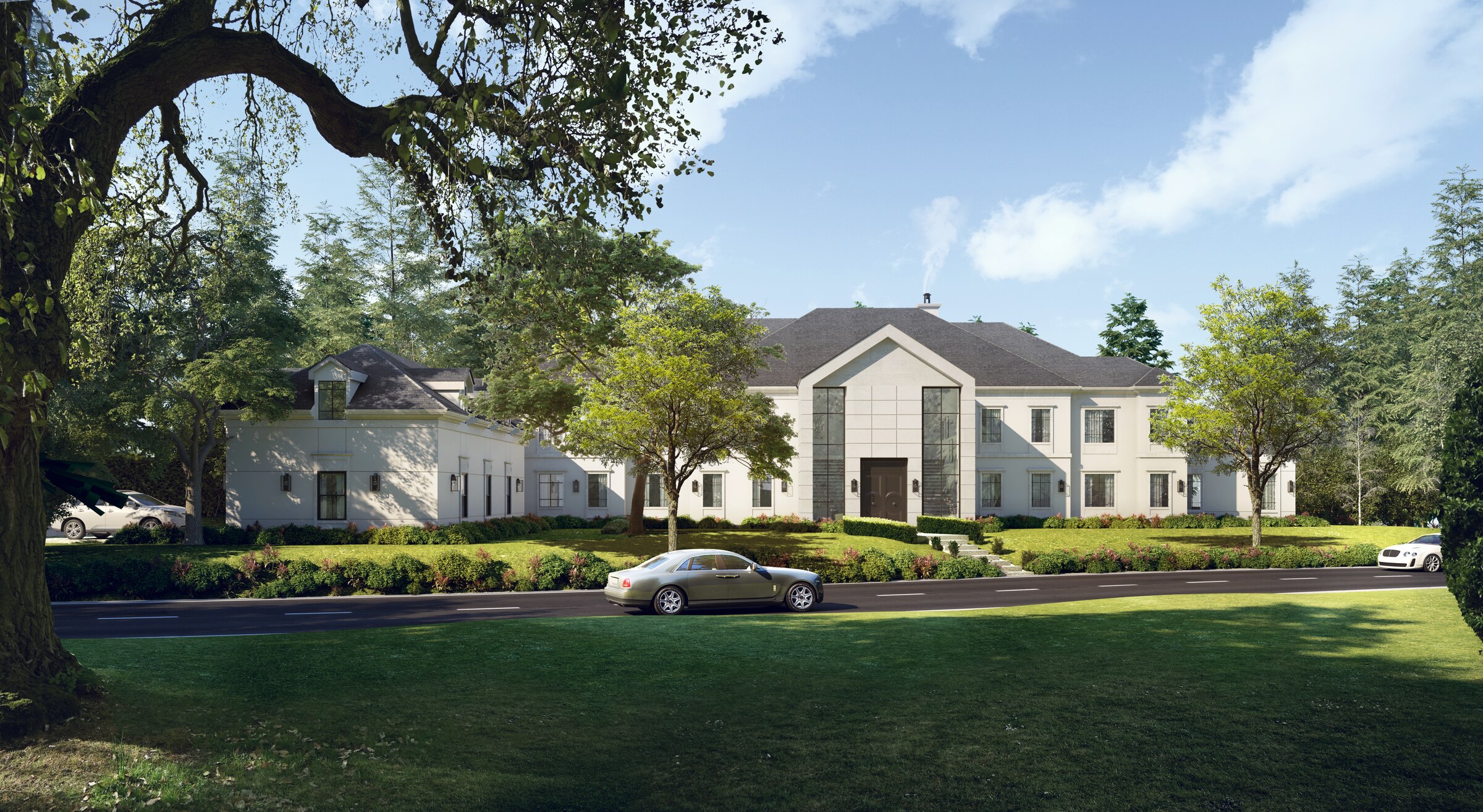 Front design rendering of the expanded Ladbroke Way residence